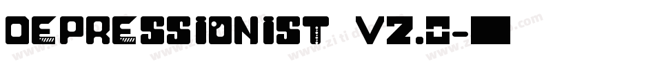 Depressionist v2.0字体转换